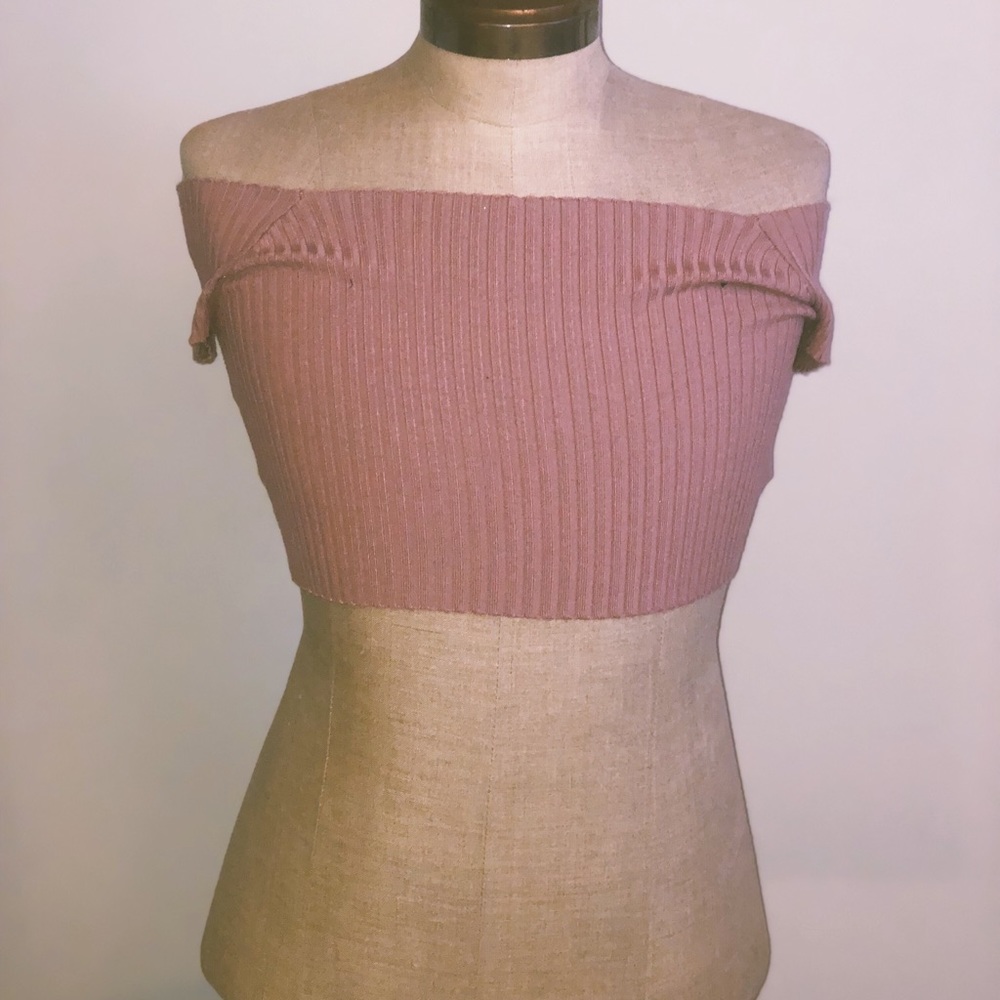 Off the shoulder crop top